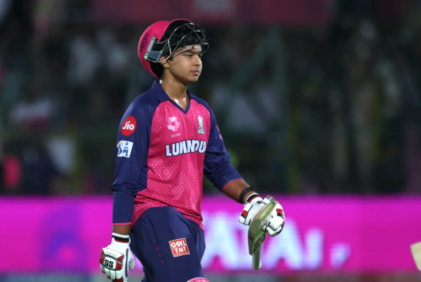 An Image of Vaibhav Sooryavanshi, Image rights belong to the BCCI.